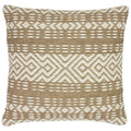 Furn Bodhi Bohemian Geometric Weave Cotton Rich Cushion Cover, Natural, 45 x 45 Cm