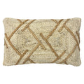 Furn Boda Braided 100% Jute Cushion Cover, Natural, 30 x 50 Cm
