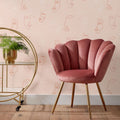 Furn Kindred Abstract Faces Printed Wallpaper