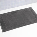 Linens Limited 100% Turkish Cotton Bath Mat, Grey
