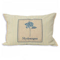 Paoletti Secret Hydrangea Boudoir Cushion Cover, Blue, 35 x 50 Cm