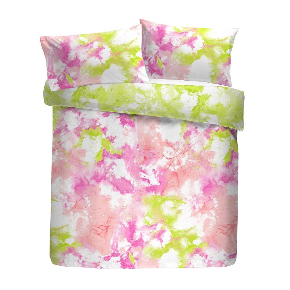 Bedlam Kids Tye Dye Print Reversible Duvet Cover Set