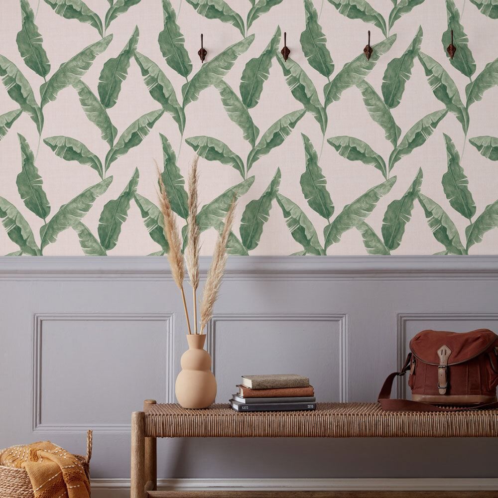 Furn Plantain Botanical Printed Wallpaper