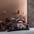 Linen House Neve Floral Print 100% Cotton Reversible Duvet Cover Set