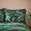 Paoletti Siona Jungle Print 100% Cotton Housewife Pillowcase, Multi, Pair