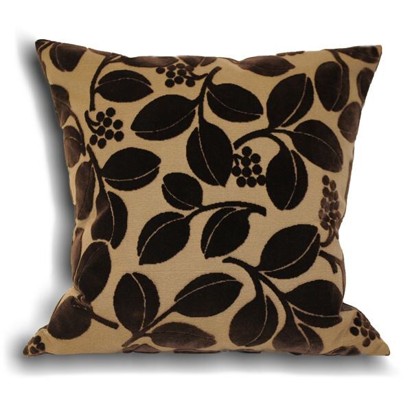 Paoletti Cherries Faux Velvet Applique Cushion Cover