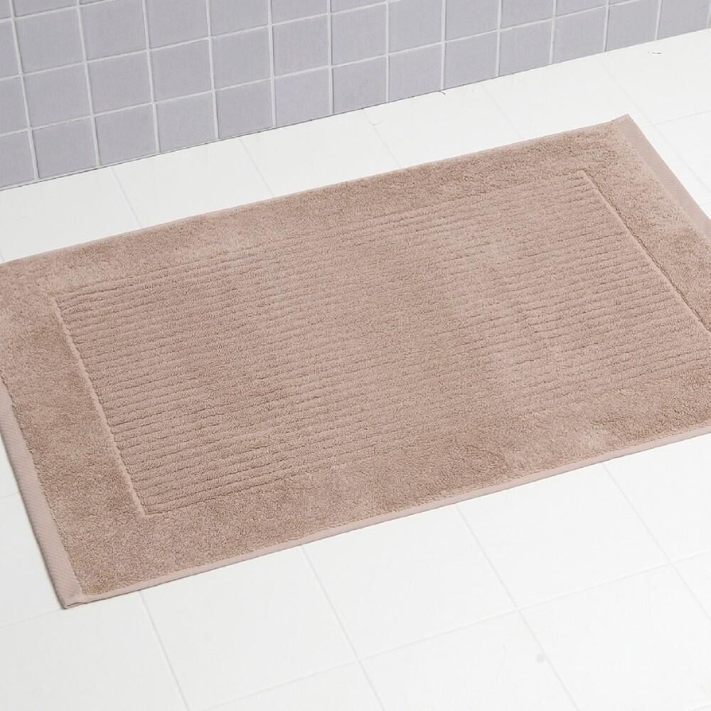 Linens Limited 100% Turkish Cotton Bath Mat, Beige
