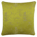 Riva Paoletti Marylebone Geometric Cube Jacquard Weave Cushion Cover, Sulphur, 50 x 50 Cm