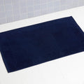 Linens Limited 100% Turkish Cotton Bath Mat, Navy Blue