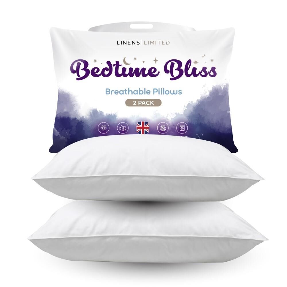 Linens Limited Bedtime Bliss Hollowfibre Non-Allergenic Pillows