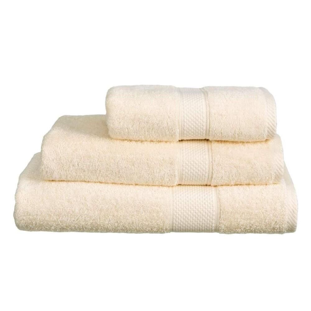 Linens Limited 100% Turkish Cotton Hand Towel, Cream