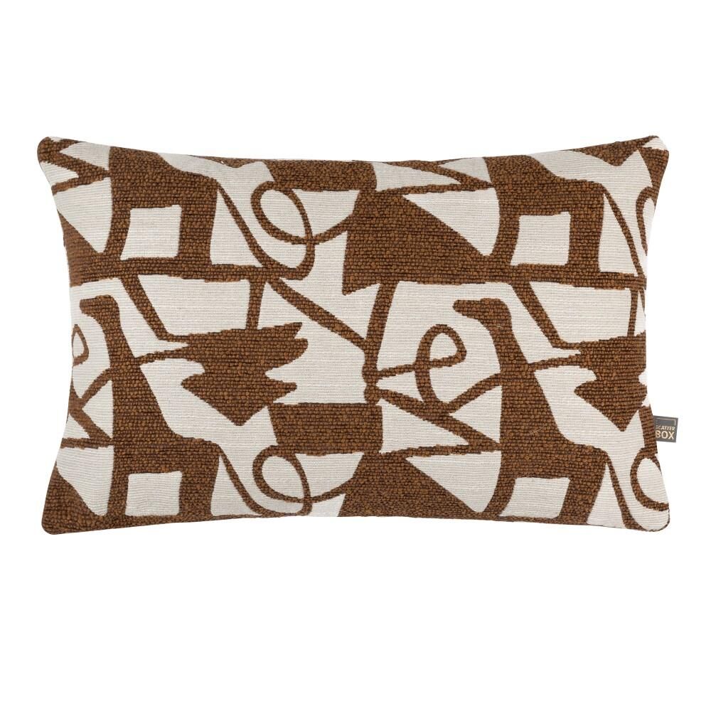 Scatter Box Henri Abstract Jacquard Feather Filled Cushion
