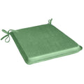 Alan Symonds Outdoor Water Resistant Square Foam Filled Seat Pad, Green, 36 x 38 Cm