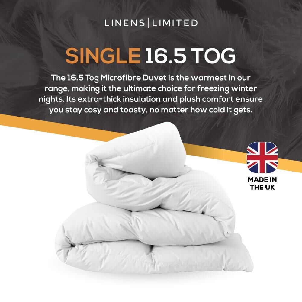 Linens Limited Luxurious Feels Like Down Microfibre Duvet