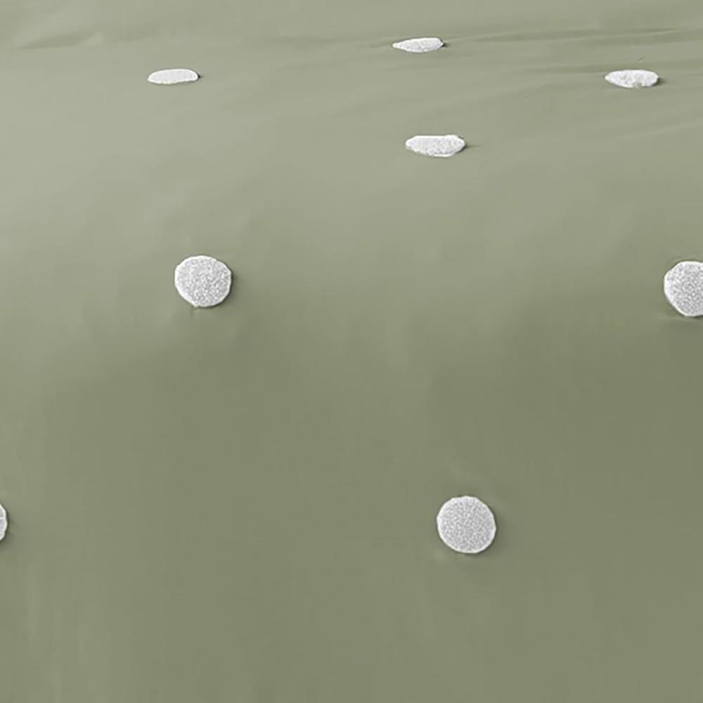 Appletree Signature Dot Garden 100% Cotton Tufted Duvet Cover Set