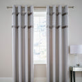 Catherine Lansfield Sequin Cluster Embellished Lined Eyelet Curtains