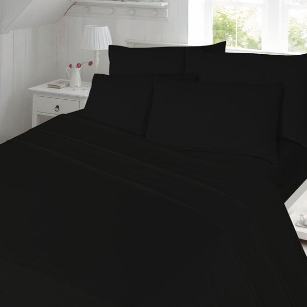Night Zone Plain Dyed 100% Brushed Cotton Flannelette Sheet Set