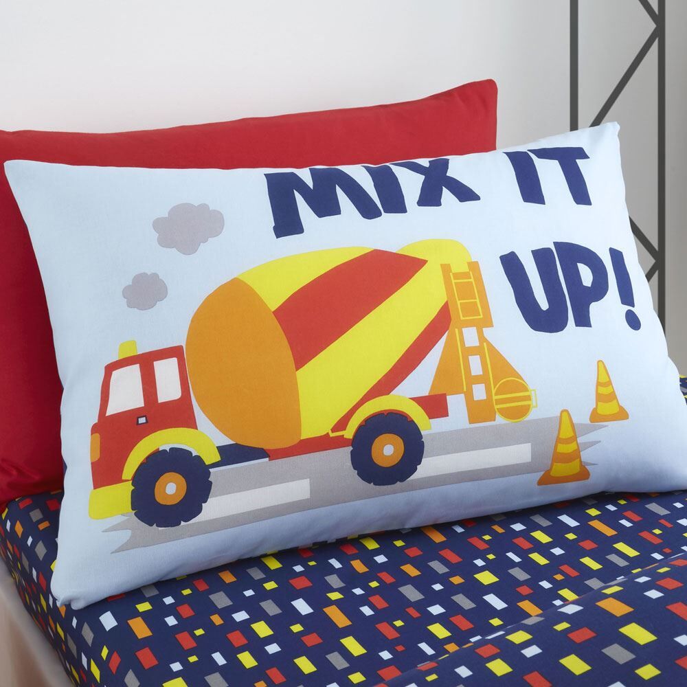 Catherine Lansfield Construction Easy Care Duvet Cover Set