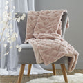 Catherine Lansfield Cosy Diamond Geometric Tuffted Throw