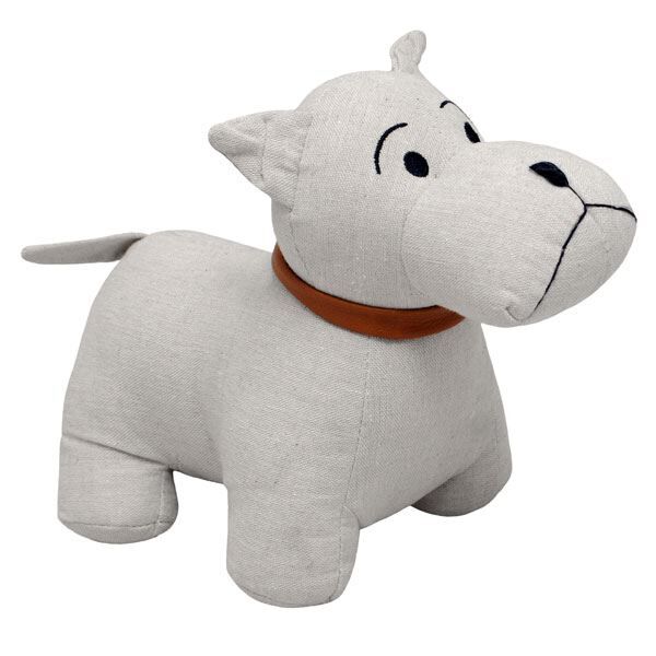 Riva Paoletti Wallace The Dog Heavy Weight Door Stop, Natural