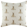 Evans Lichfield Oakwood Hare Repeat Watercolour Print Cushion Cover, Multi, 43 x 43 Cm