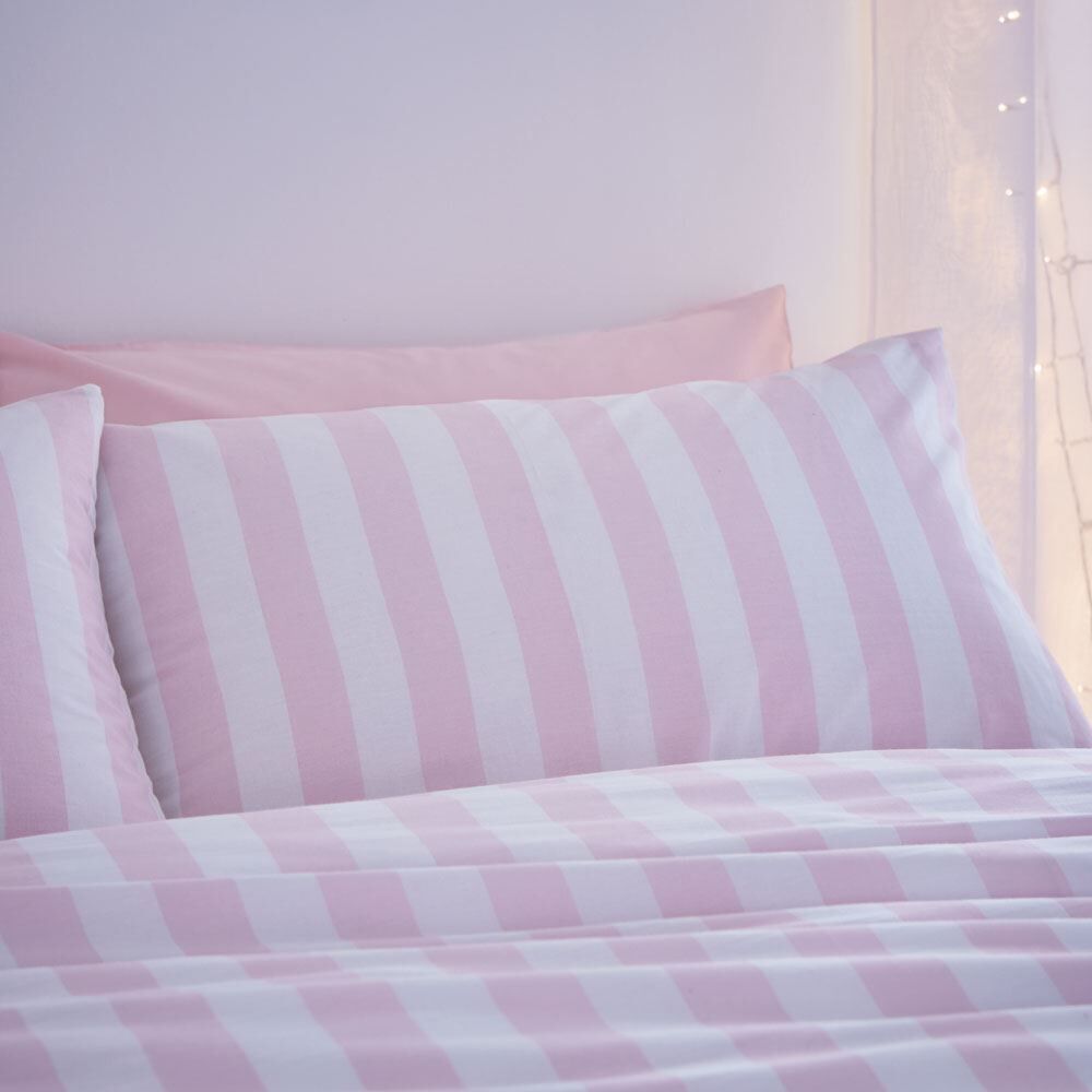 Sassy B Stripe Tease Print Reversible Duvet Cover Set