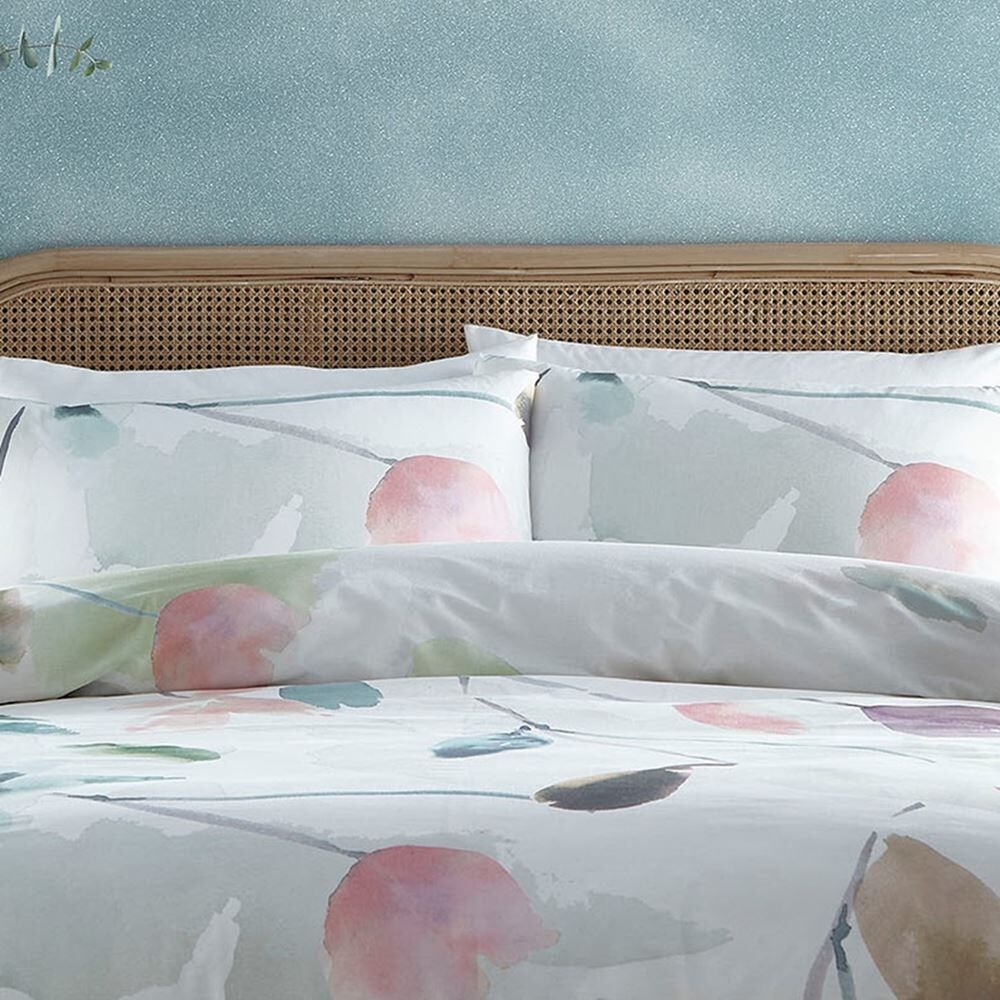 Appletree Style Maeve Floral Watercolour Print 100% Cotton Duvet Cover Set
