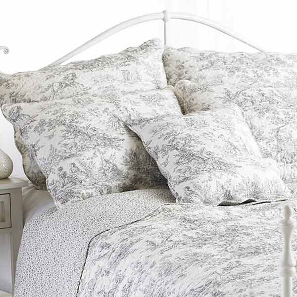 Paoletti Canterbury Tales Toile De Jouy Pure Cotton Pillow Sham, 50 x 75 Cm