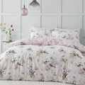 Catherine Lansfield Songbird Reversible Easy Care Duvet Cover Set