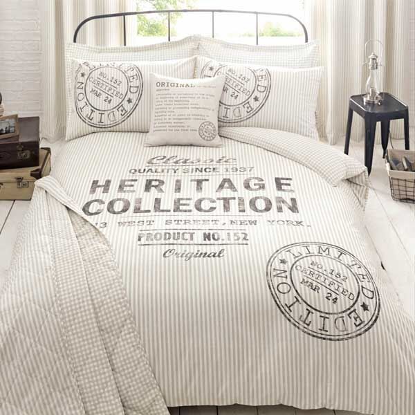Fusion Rossford Heritage Collection Reversible Quilted Bedspread, Natural, 200 x 200 Cm