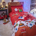 Catherine Lansfield Santa's Christmas Presents Polycotton Percale Duvet Cover Set, Multi