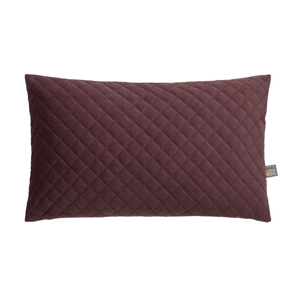 Scatter Box Erin Diamond Geometric Quilted Feather Filled Cushion