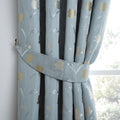 Curtina Juliette Floral Jacquard Weave Curtain Tie Back