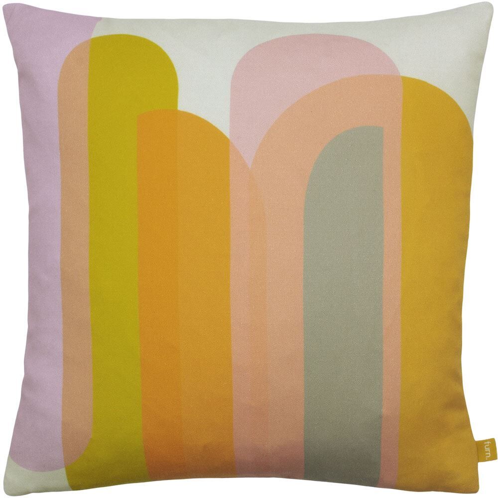 Furn Cotto Print Recycled Polyester Cushion Cover, Multi, 43 x 43 Cm