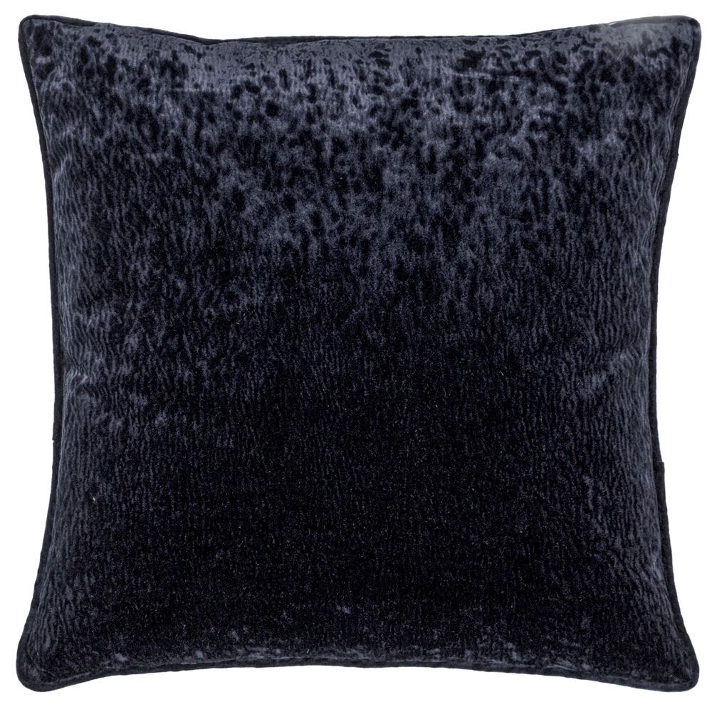 Paoletti Ripple Luxurious Plush Velvet Piped Edge Cushion Cover