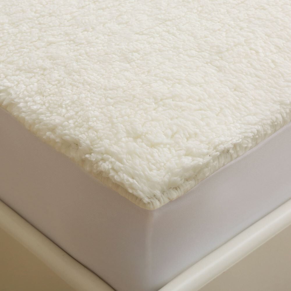Linens Limited Thermal Sherpa Fleece Fitted Underblanket