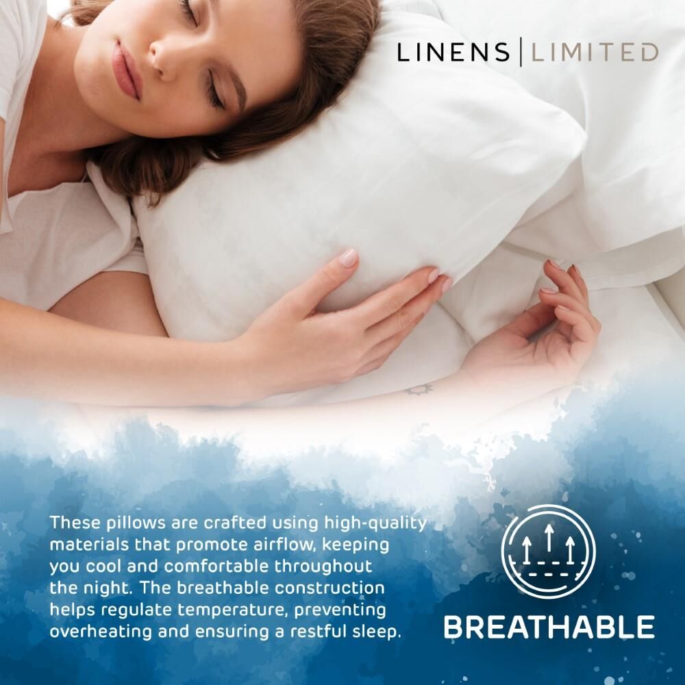 Linens Limited Bedtime Bliss Hollowfibre Non-Allergenic Pillows