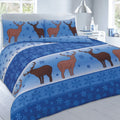Night Zone Christmas Fawn Reversible Duvet Cover Set