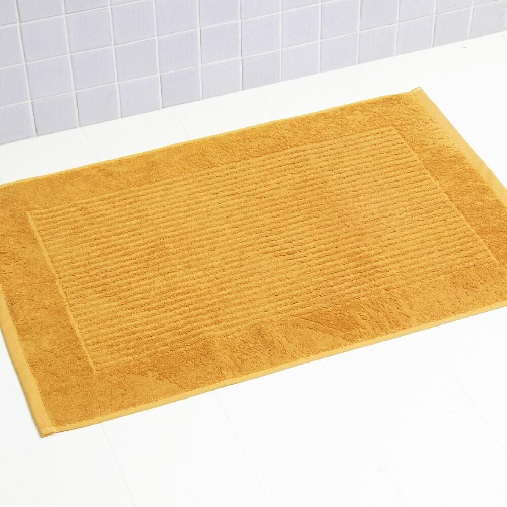 Linens Limited 100% Turkish Cotton Bath Mat, Ochre