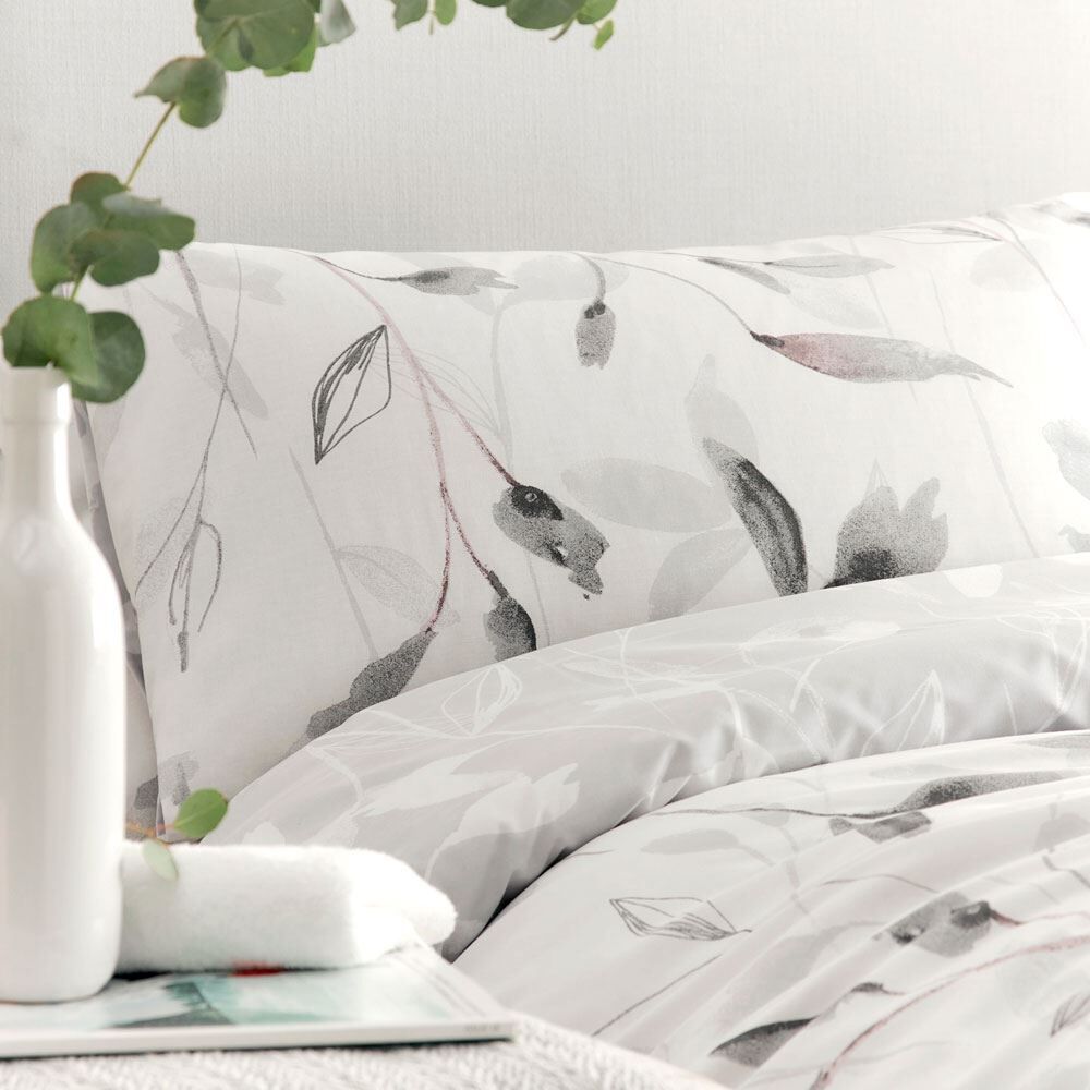 Drift Home Eliza Floral Print Sustainable Eco-Friendly Reversible Duvet Cover Set
