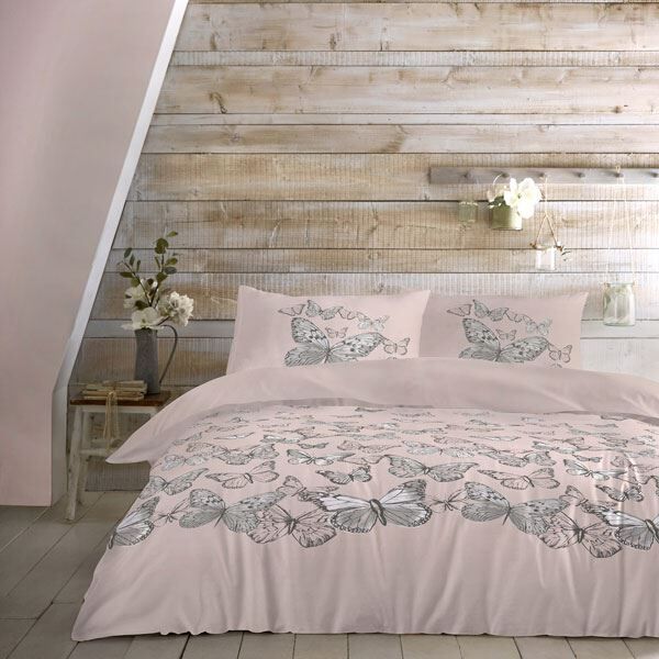 Dreams & Drapes Mariposa Butterfly Easy Care Duvet Cover Set