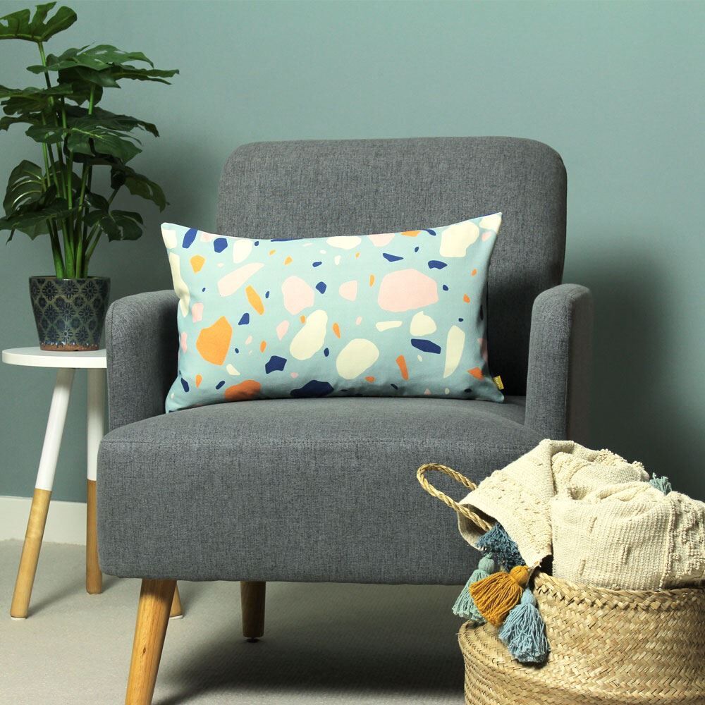 Furn Terra Abstract Print Recycled Polyester Cushion Cover