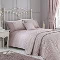 Dreams & Drapes Michaela Floral Jacquard Textured Weave Duvet Cover Set