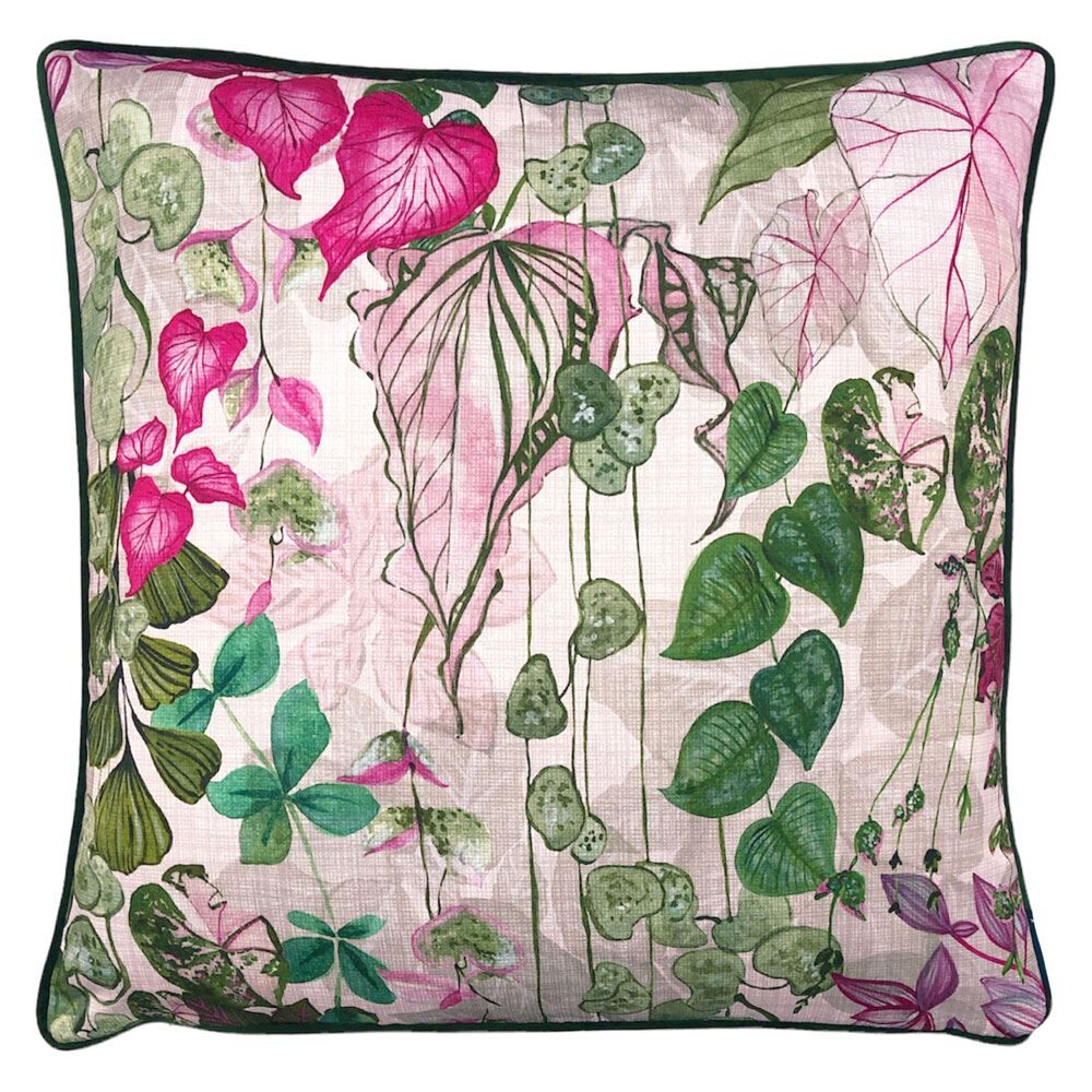Paoletti Veadeiros Botanical Print 100% Cotton Cushion Cover