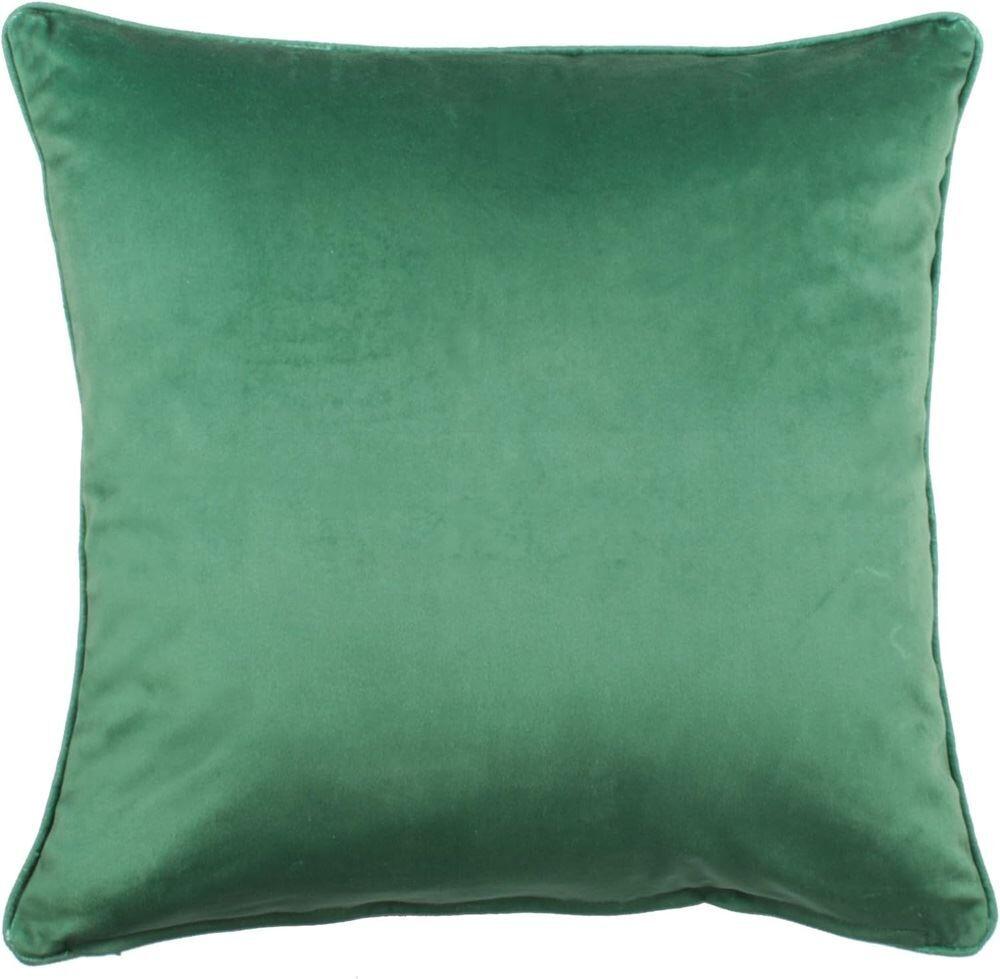 Bedlam Christmas Jolly Santa Fleece Piped Edge Filled Cushion, Red, 43 x 43 Cm