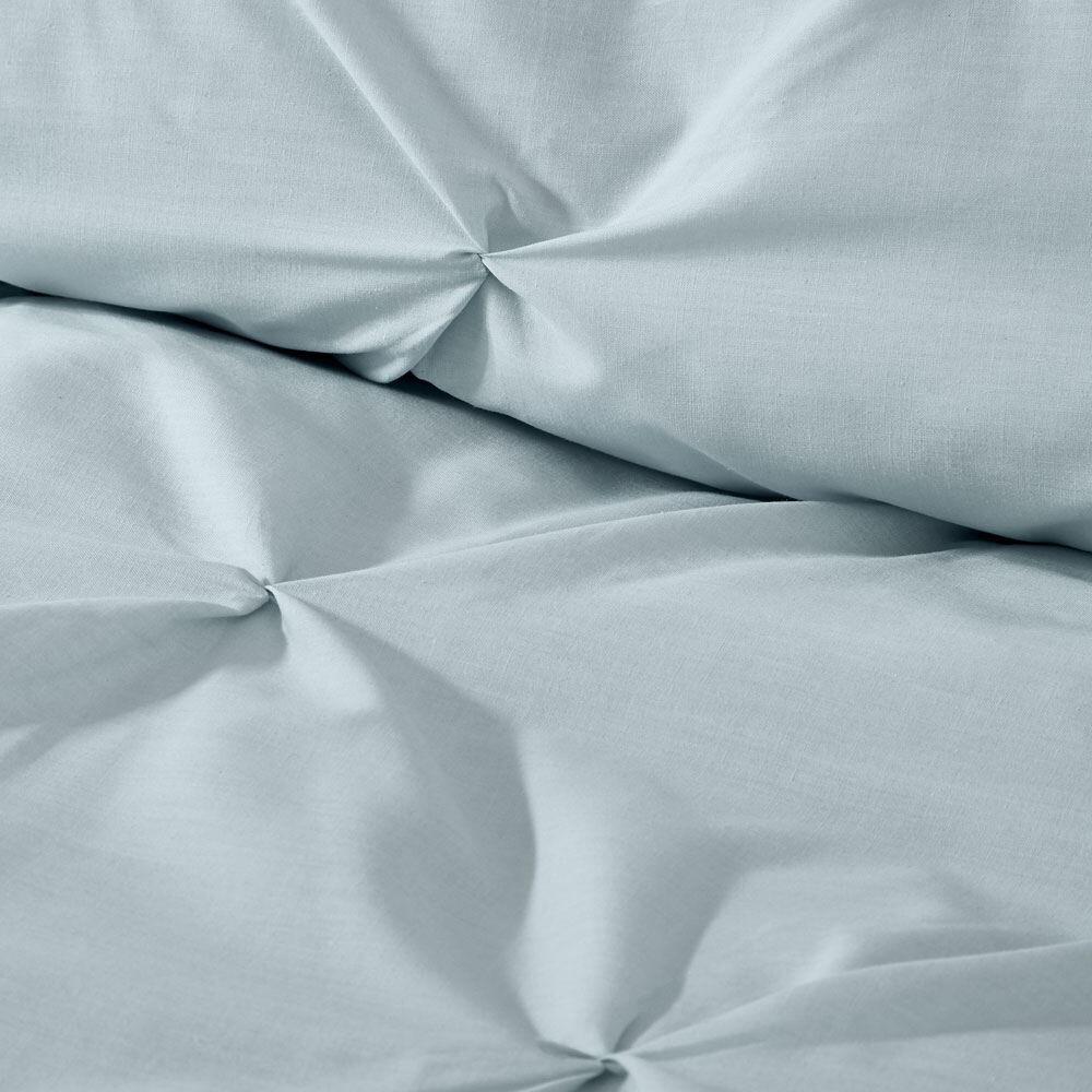 Serene Lara Ruched Easy Care Duvet Cover Set