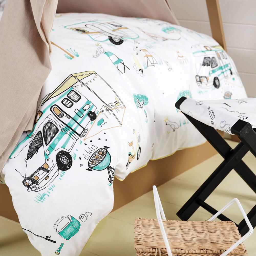 Linen House Kids Down By The River Print 100% Cotton Duvet Cover Set