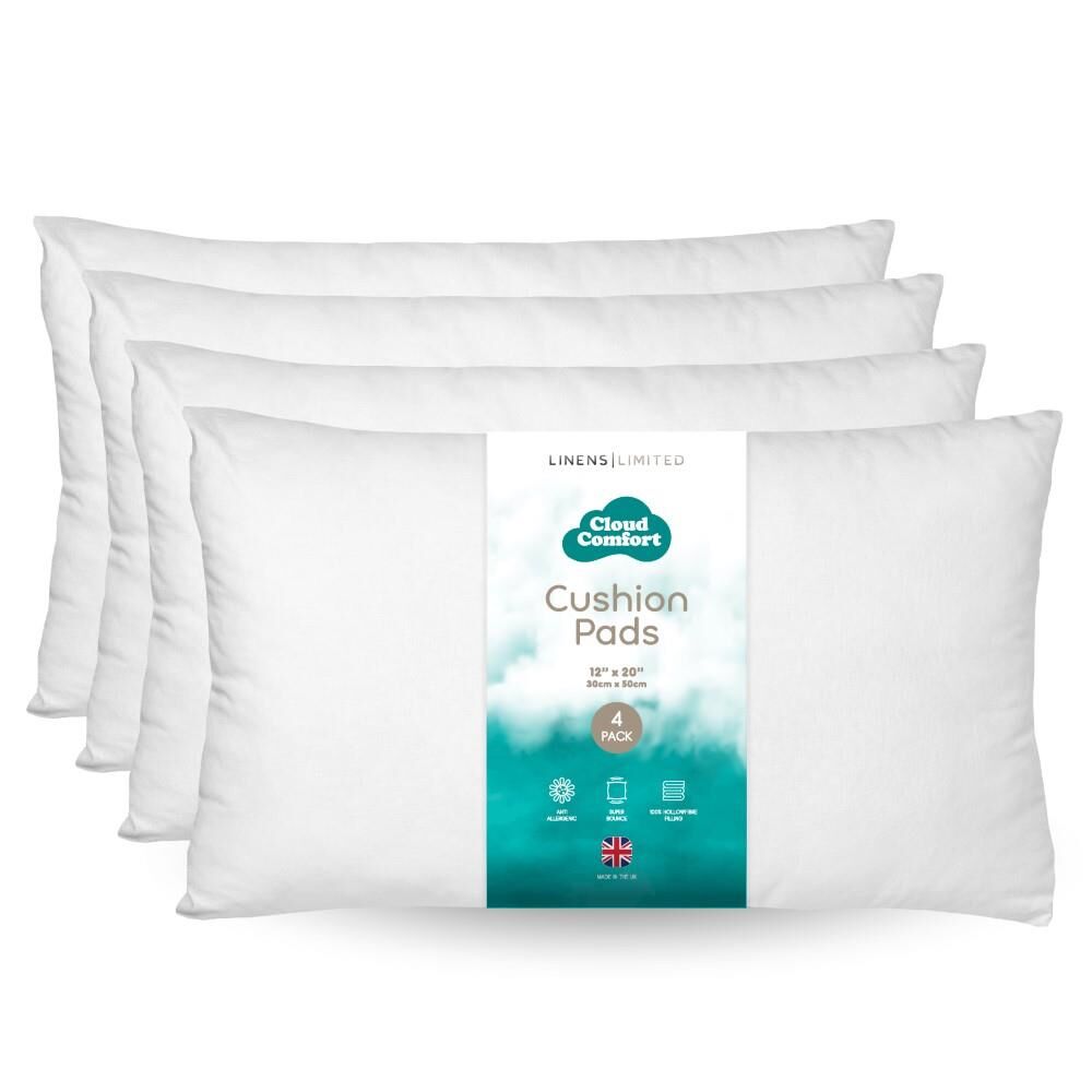 Linens Limited Cloud Comfort Non-Allergenic Polyester Cushion Inner Pads