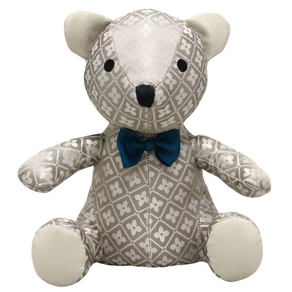 Riva Paoletti Theodore The Teddy Bear Jacquard Heavy Weight Door Stop, Multi