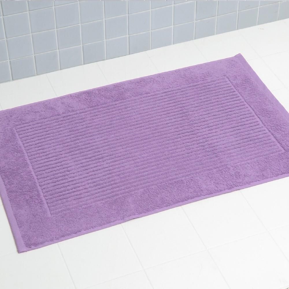 Linens Limited 100% Turkish Cotton Bath Mat, Lilac